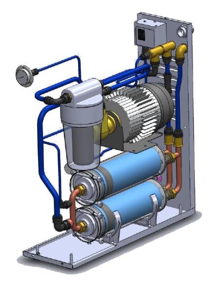 RS15/AT (23) Osmoseanlage 150l/h, Monoblock aus Edelstahl